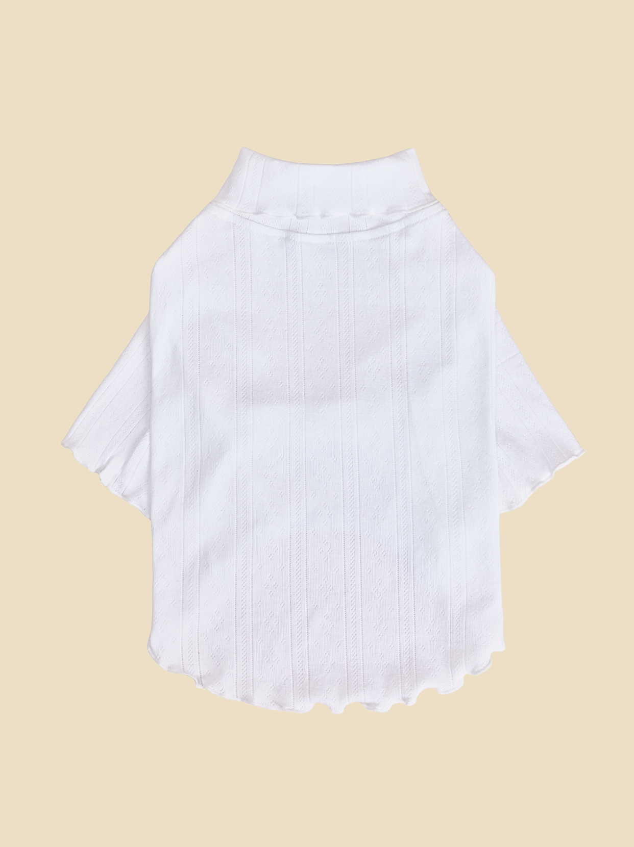 Pawlorful high-neck knitted dog sweater in soft cotton