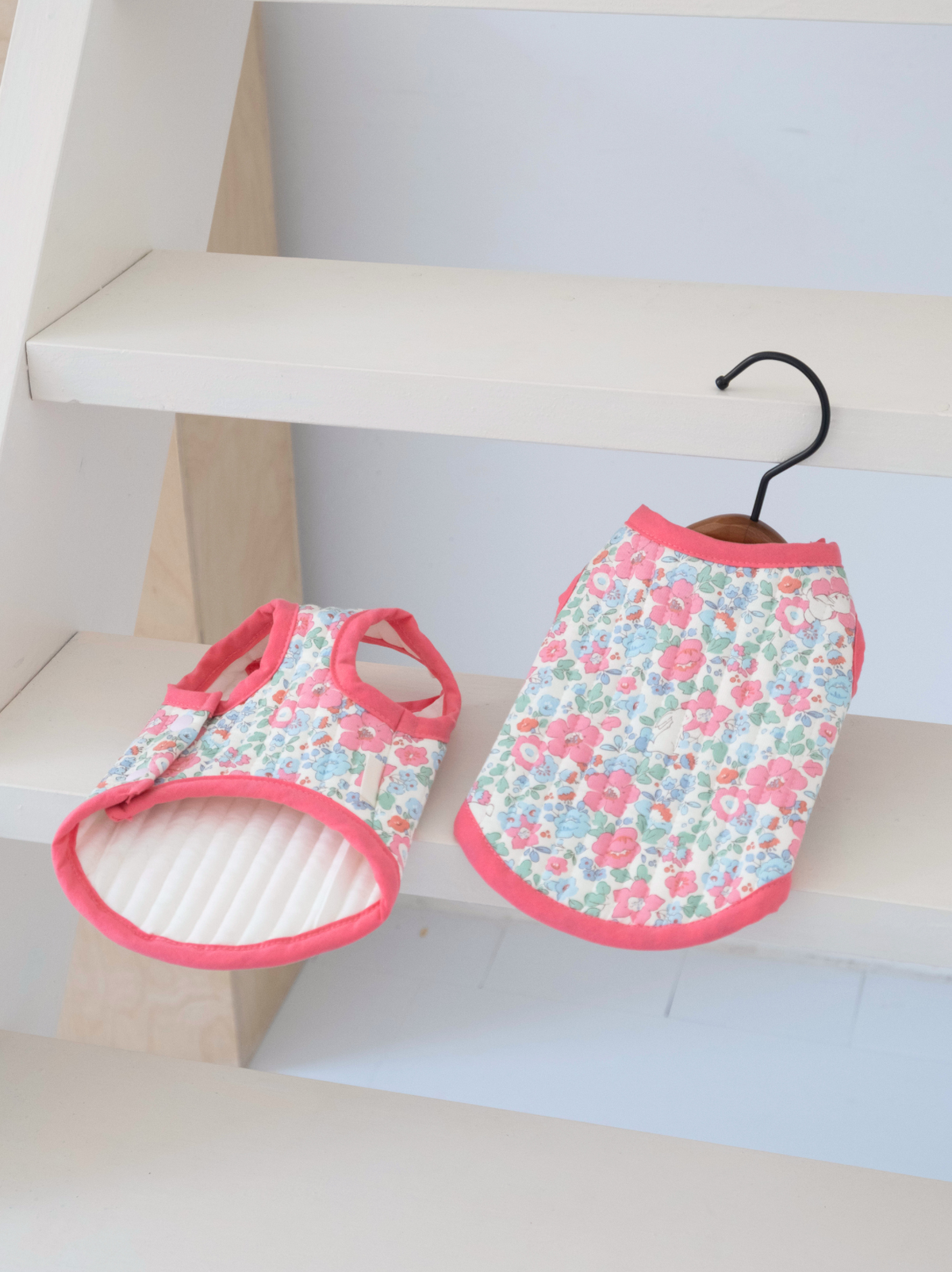Pawlorful Rabbit Garden Vest floral dog vest